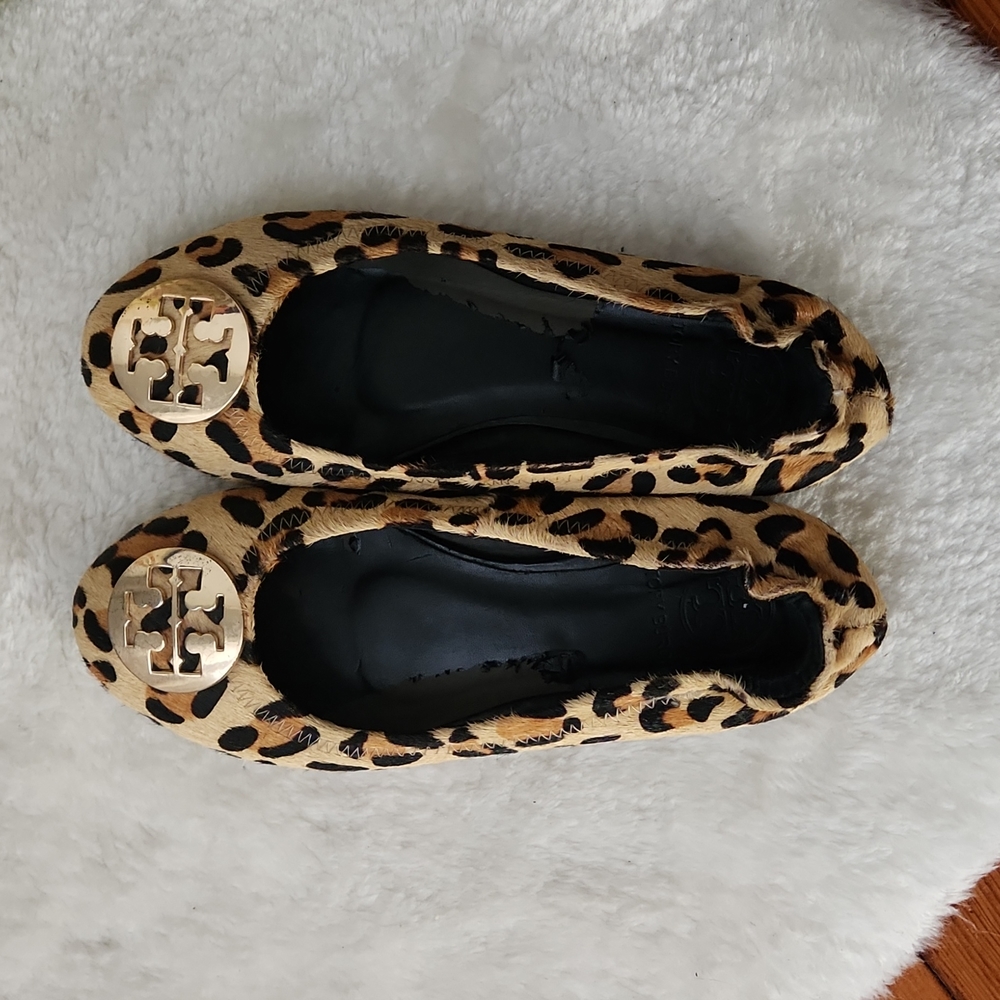 Tory Burch Cheetah Flats 8.5